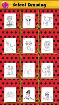 Coloring Book for Ladybug Hero游戲截圖1
