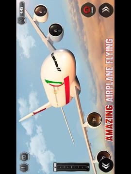 City Airplane Flight Simulator : Snow City Rescue游戲截圖2