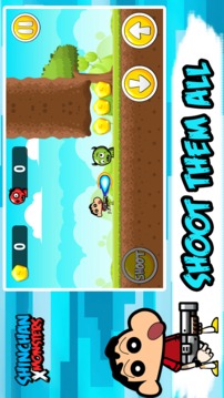 Shin Chan Shooter vs Monsters Adventures Games游戲截圖5