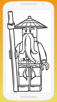 LEGO Ninjago Coloring Pages游戲截圖1