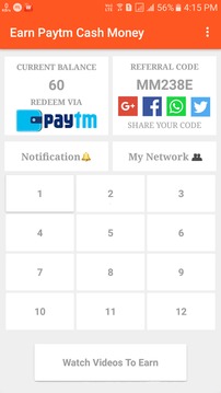 Earn Paytm Cash Money游戲截圖4