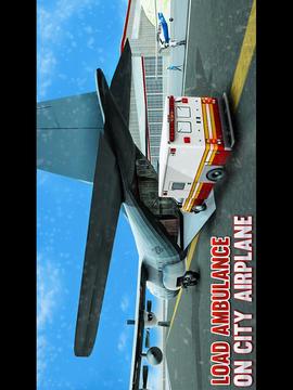 City Airplane Flight Simulator : Snow City Rescue游戲截圖3