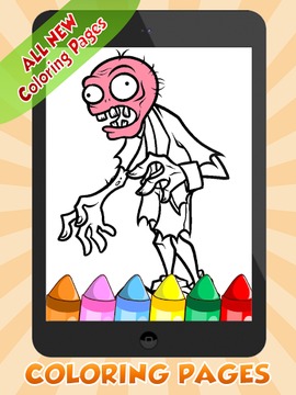 Coloring for Plants and Zombie游戲截圖3