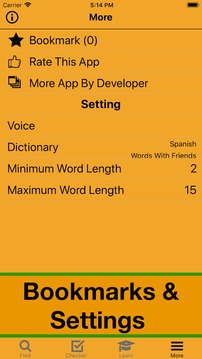 Espa?ol WWF Scrabble Wordfeud Cheat游戲截圖5