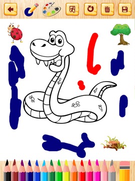 Snake Drawing Coloring游戲截圖1