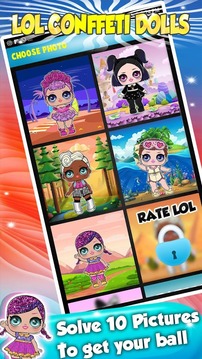 Lol Doll Jigsaw Confetti Surprise游戲截圖3