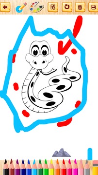 Snake Drawing Coloring游戲截圖5