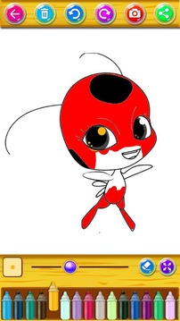 Coloring Book for Ladybug Hero游戲截圖2