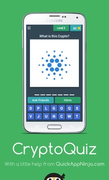 CryptoQuiz - Guess the name by its logo游戲截圖1