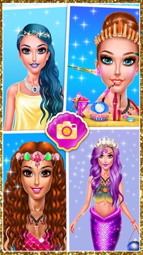 Mermaid Princess Chic Dress up游戲截圖3