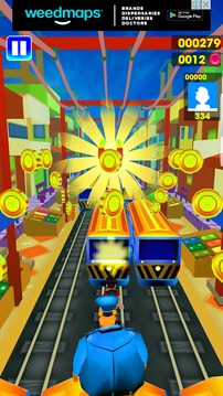 Subway Runner The City游戲截圖3