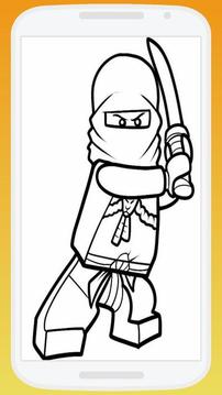 LEGO Ninjago Coloring Pages游戲截圖4