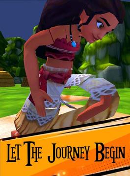 Princess Moana Run Adventure游戲截圖3
