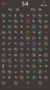 Find numbers: 1 to 100游戲截圖3