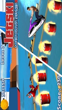Jetski MotoCross Stunt Race - Jetski Diving Games游戲截圖3