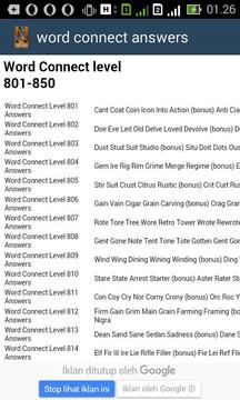 word connect answers游戲截圖2