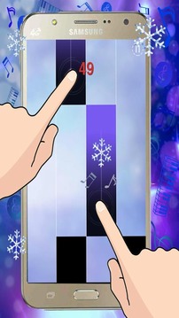 Blue Piano Tiles 2018游戲截圖3