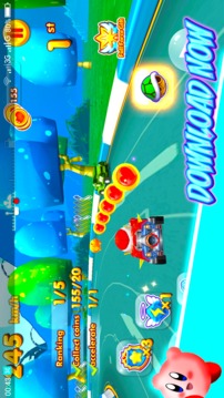 Racing Kirby Friends 3D游戲截圖5