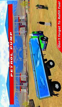 Transport Truck Shark Aquarium游戲截圖3