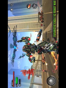 Police Flying Bike Eagle Robot Transforming Game游戲截圖3