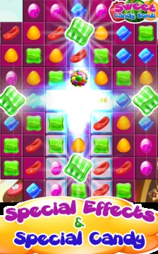 Sweet Candy Garden - Match 3 Game游戲截圖3
