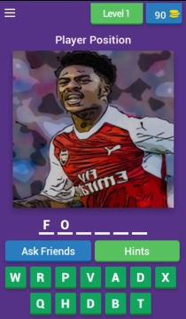 Guess Arsenal Player游戲截圖5