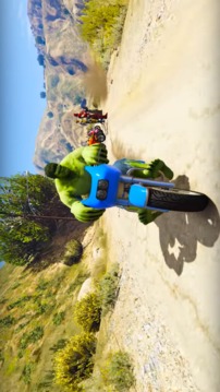Superheroes Downhill Racing Bike游戲截圖1