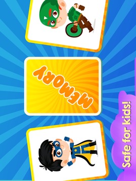 Heroes - Kids Memory Game游戲截圖4