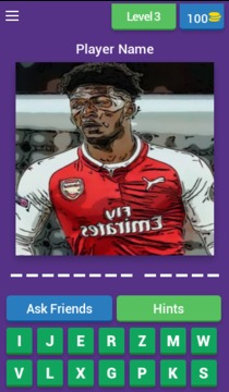 Guess Arsenal Player游戲截圖2