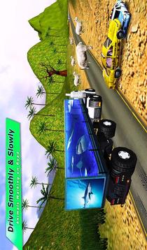 Transport Truck Shark Aquarium游戲截圖4