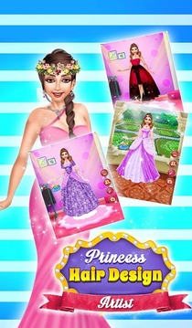 Princess Hair Design Artist游戲截圖5