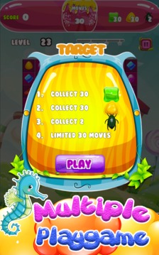 Sweet Candy Garden - Match 3 Game游戲截圖1