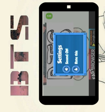 BTS Army game on find pair游戲截圖2