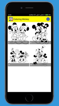 Coloring Book Mickey Minnie Mouse游戲截圖3