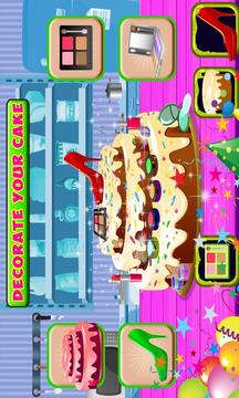 Princess Birthday Makeup Cake Maker游戲截圖4