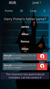 Harry potter free books and quiz游戲截圖1