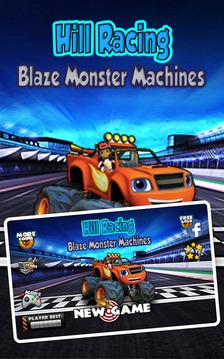 Hill Racing Blaze Monster Machines游戲截圖4