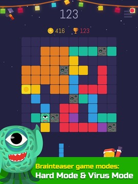 Blocksome: Block Puzzle Classic Mania游戲截圖3