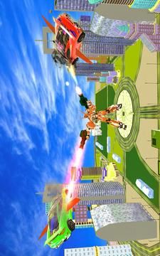 Flying Car Robot Futuristic Transform Car War游戲截圖5