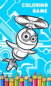 Rusty Adventure Coloring Game游戲截圖3
