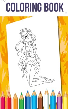 How To Color Winx Club - Winx Club Games游戲截圖5