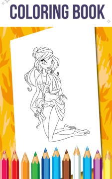 How To Color Winx Club - Winx Club Games游戏截图5