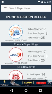 VIVO IPL 2018 Live Scores & Updates游戲截圖3