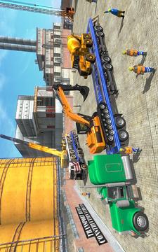 Construction Machines Transporter Cargo Truck Game游戲截圖4