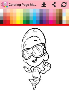 Coloring Page Mermaid Guppie游戲截圖3