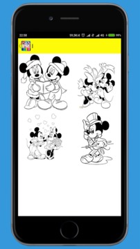 Coloring Book Mickey Minnie Mouse游戲截圖2