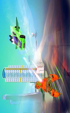 Flying Car Robot Futuristic Transform Car War游戲截圖4