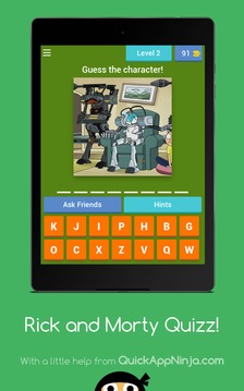 Rick and Morty Quiz 2018游戲截圖3