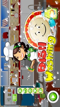 dish washing : girls cleaning kitchen game游戲截圖5