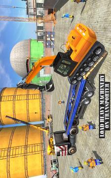 Construction Machines Transporter Cargo Truck Game游戲截圖5